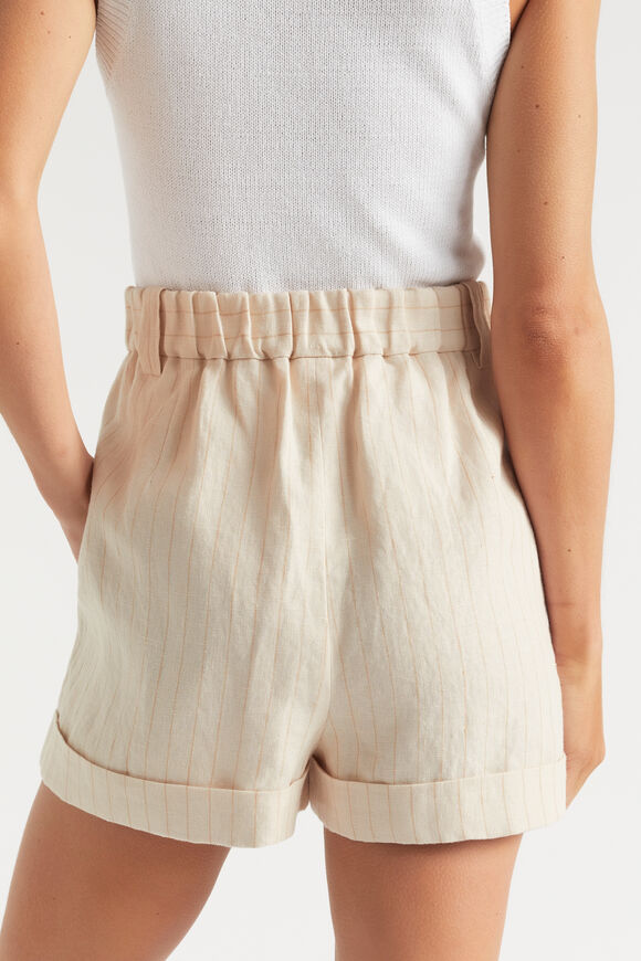 Linen Stripe Short  Magnolia Stripe  hi-res