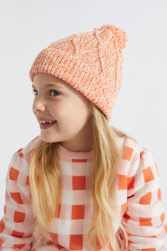 Mix Yarn beanie  Multi  hi-res