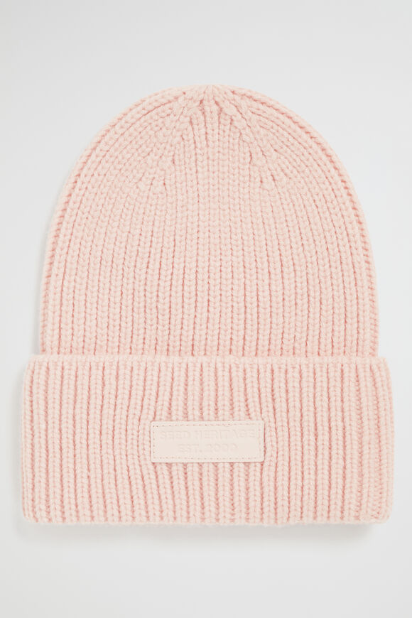 Heritage Rib Beanie  Dusty Rose  hi-res