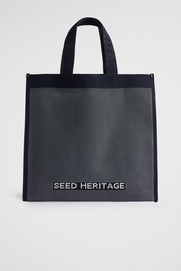 Knitted Tote  Midnight Sky  hi-res