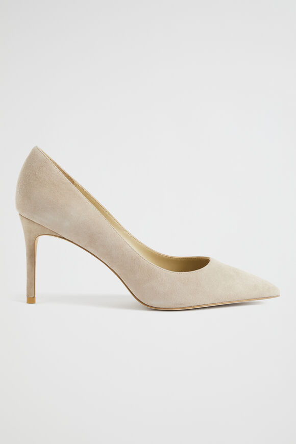 Nina Pointed Pump  Storm Suede  hi-res