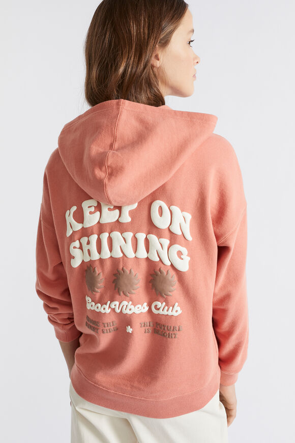 Slogan Hoodie  Honey Dew  hi-res