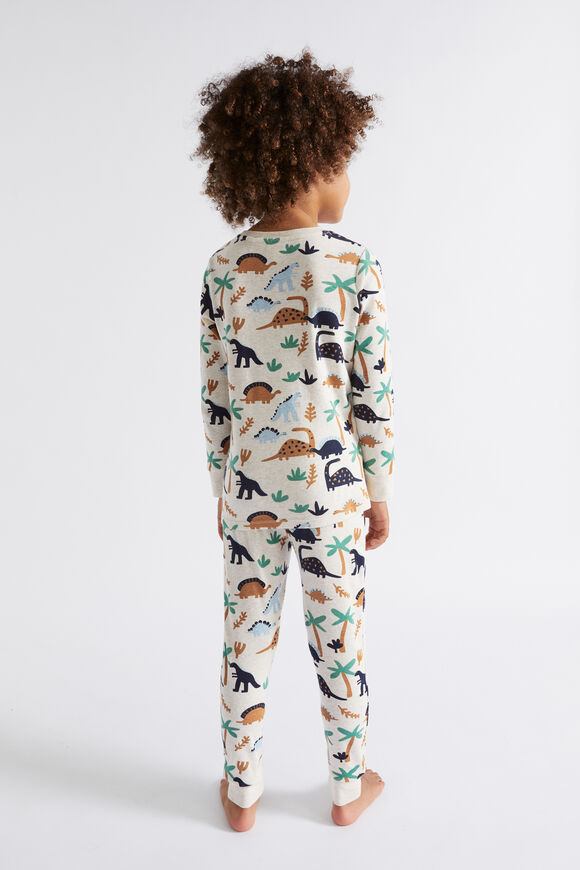 Dino Pyjama  Oat Marle  hi-res