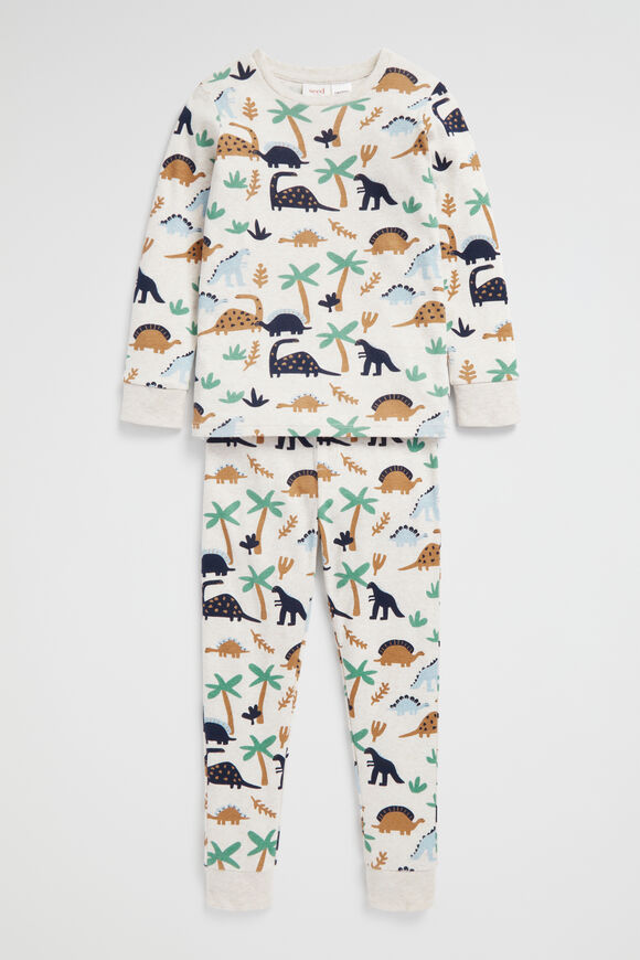 Dino Pyjama  Oat Marle  hi-res