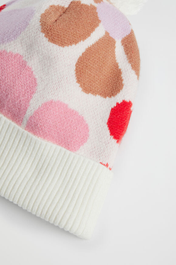 Retro Flower Beanie  Multi  hi-res