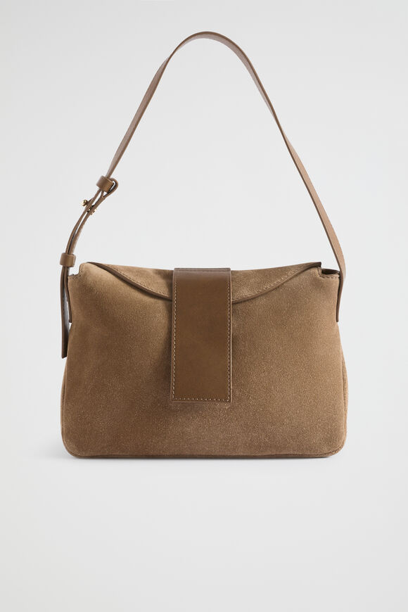 Leather Shoulder Bag  Deep Brass  hi-res