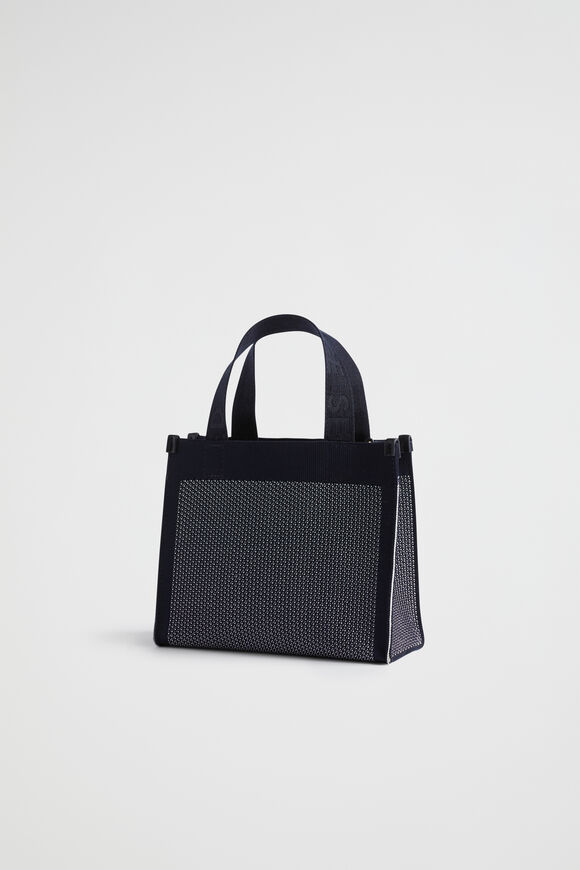 Knitted Micro Tote  Midnight Sky  hi-res