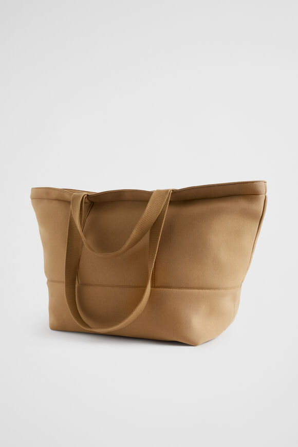 Seed Logo Jersey Overnight Bag  Deep Brass  hi-res