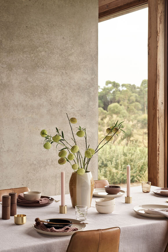 Rae Candle Holder  Brass  hi-res