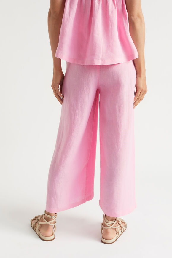 Linen Pintuck Culotte  Soft Orchid  hi-res