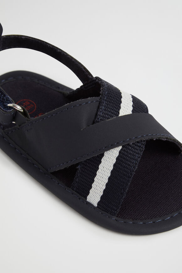 Tape Crossover Sandal  Navy  hi-res