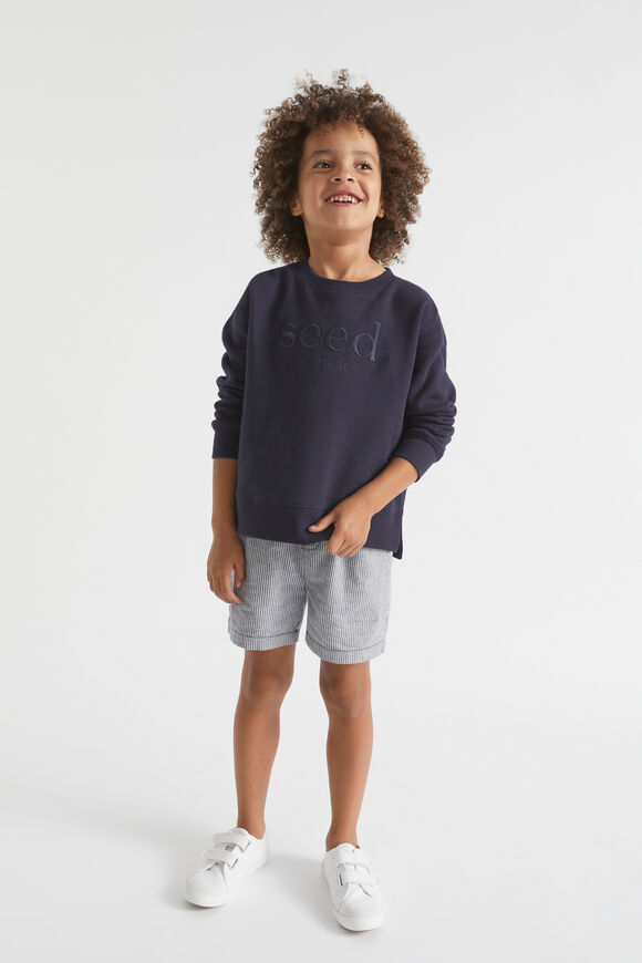 Core Logo Sweat  Midnight Blue  hi-res