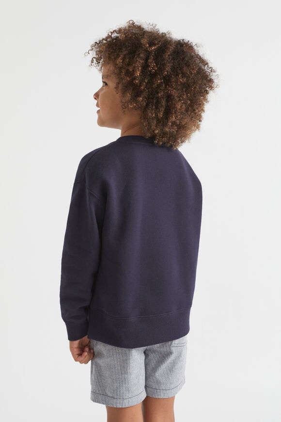 Core Logo Sweat  Midnight Blue  hi-res