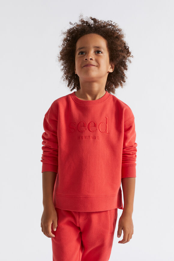 Core Logo Sweat  Super Red  hi-res