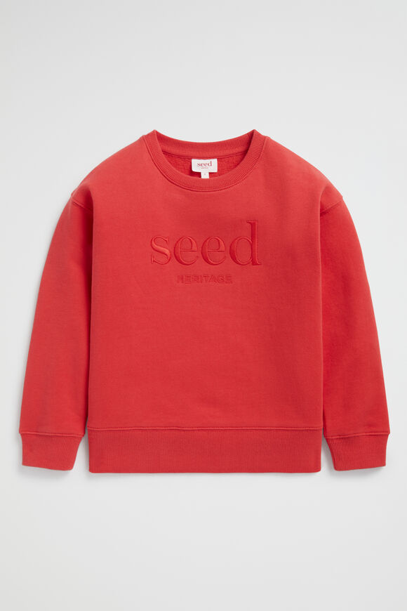 Core Logo Sweat  Super Red  hi-res