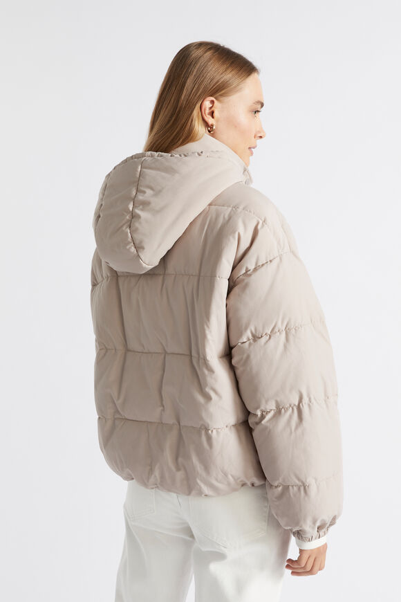 Hooded Puffer Jacket  Light Storm  hi-res