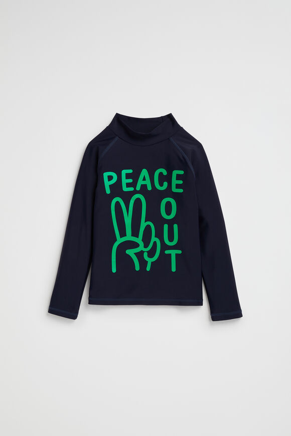Peace Out Rashvest  Midnight Blue  hi-res