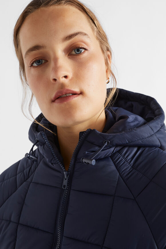 Side Zip Puffer Jacket  Midnight Sky  hi-res