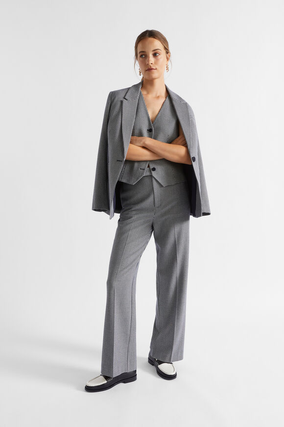 Houndstooth Blazer  Midnight Sky Houndstooth  hi-res