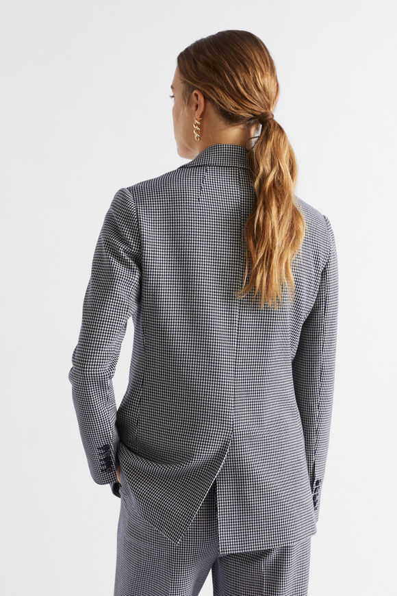 Houndstooth Blazer  Midnight Sky Houndstooth  hi-res