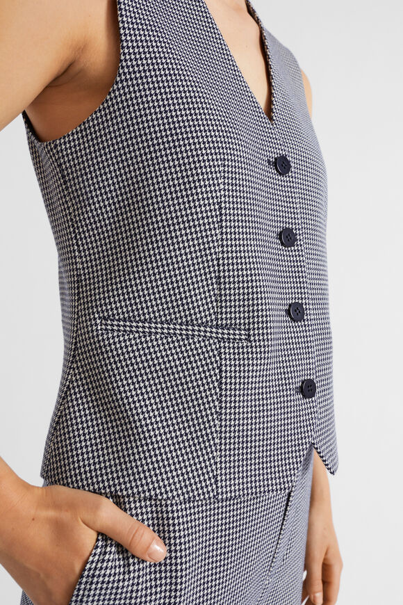 Houndstooth Vest  Midnight Sky Houndstooth  hi-res