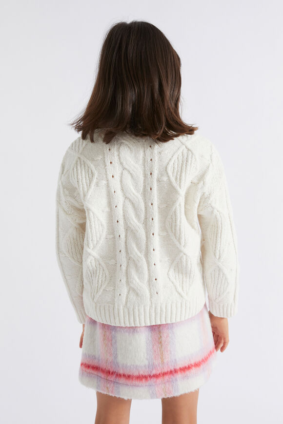 Pompom Cable Knit  Canvas  hi-res