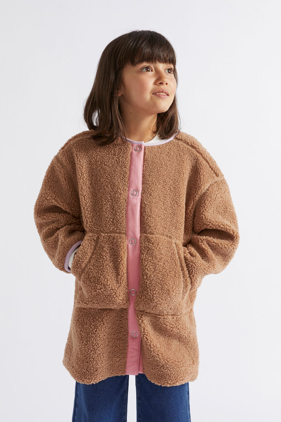 Sherpa Overcoat  Cappuccino  hi-res