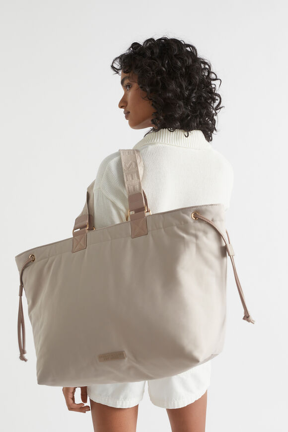 Heritage Logo Tote  Light Storm  hi-res