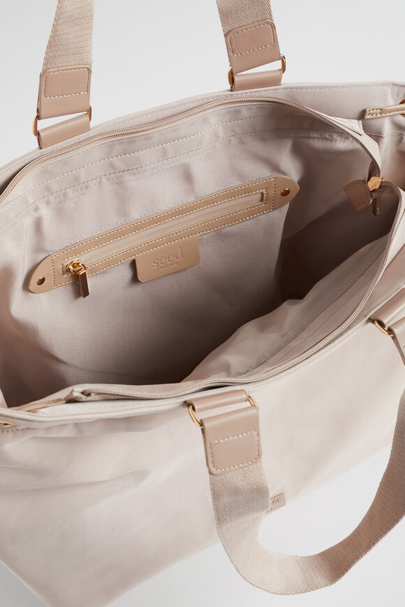 Heritage Logo Tote  Light Storm  hi-res
