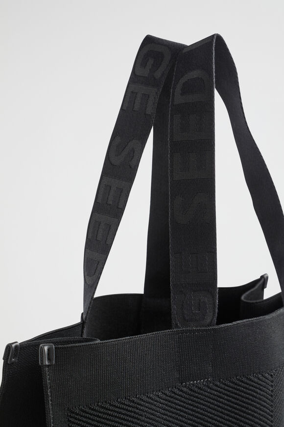Knitted Tote  Black  hi-res