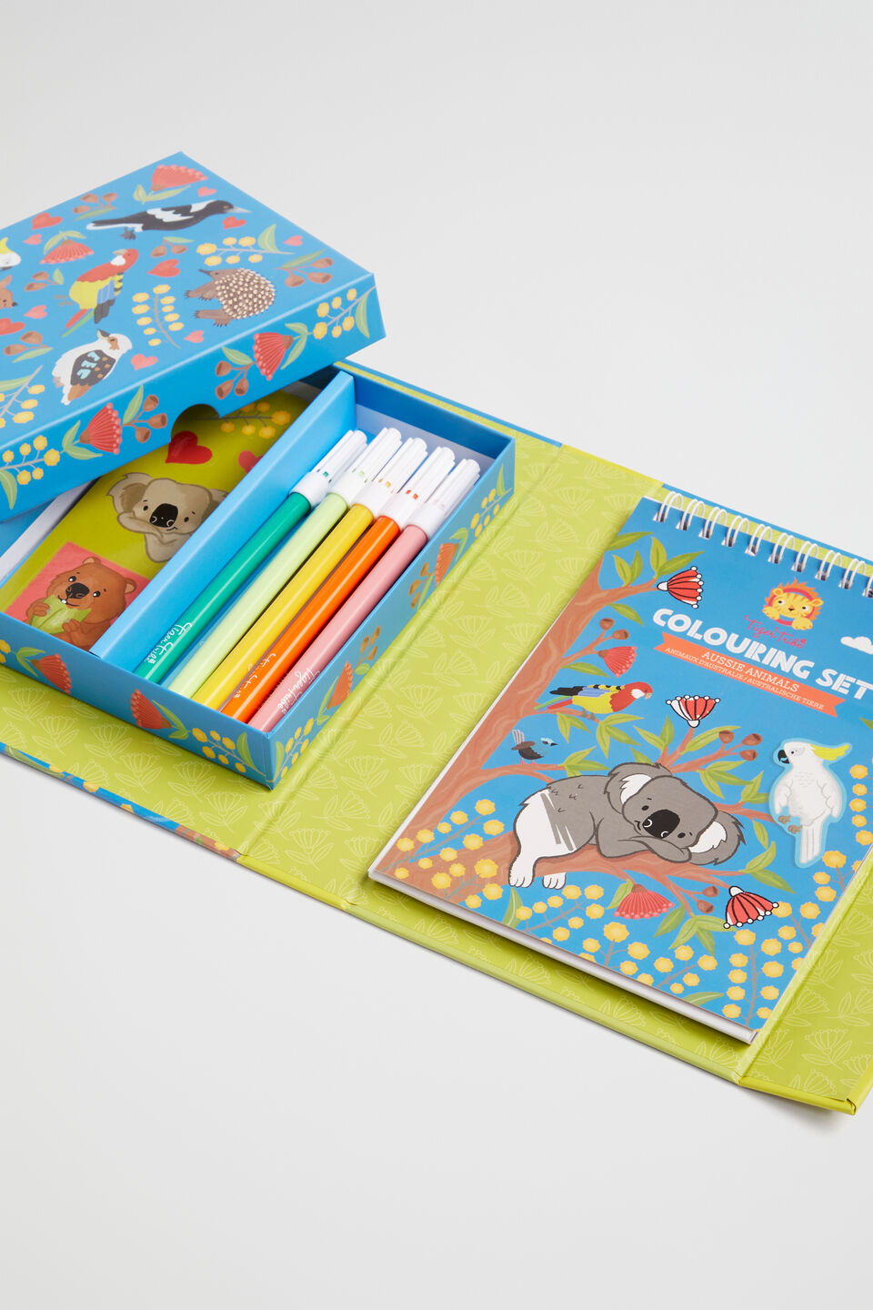 Aussie Animals Colouring Set  Multi
