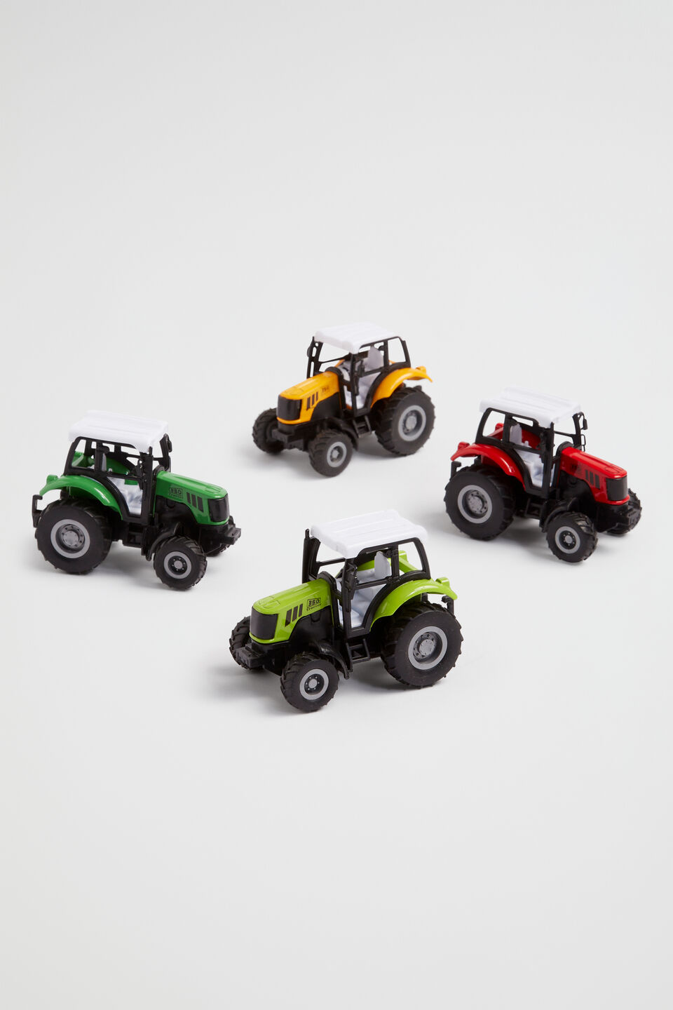 Diecast Pull Back Tractor  Multi