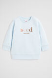 Core Logo Sweat  Ice Blue  hi-res