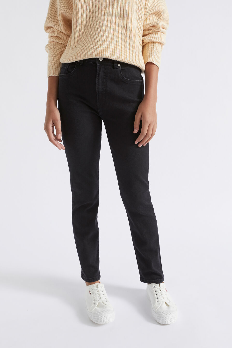 Core Straight Leg Jean  Black Wash