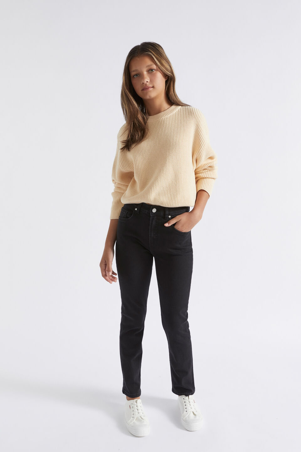 Core Straight Leg Jean  Black Wash