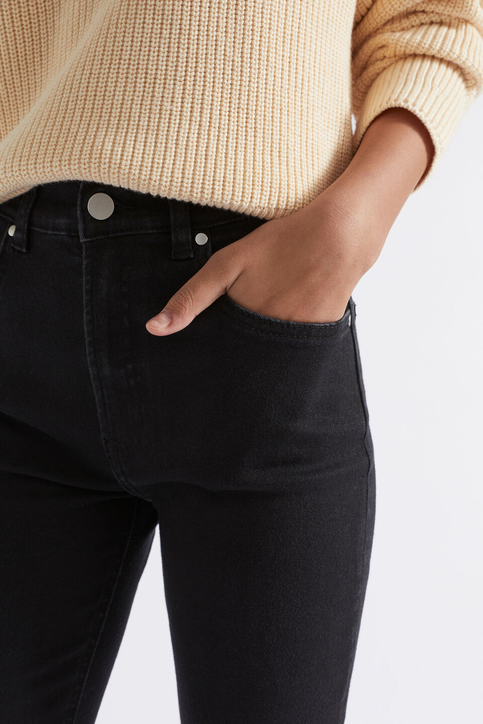 Core Straight Leg Jean  Black Wash