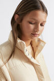 Oversized Puffa Vest  Chai  hi-res