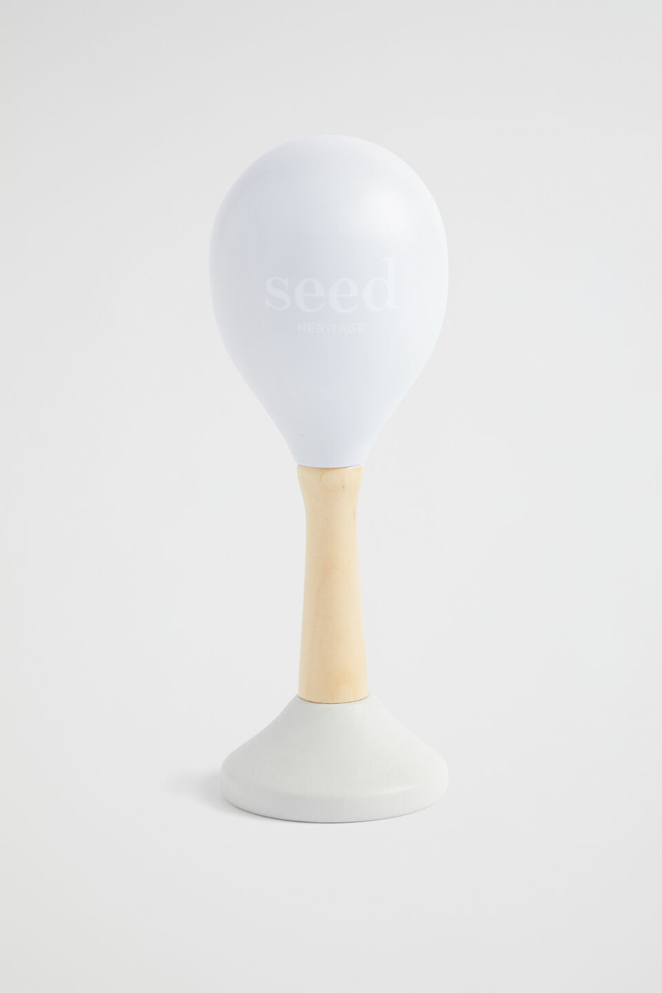 Seed Wooden Maraca  Dino