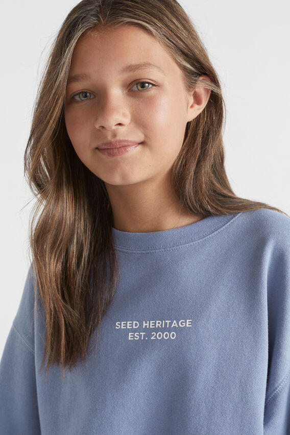 Core Relaxed Sweat  Powder Blue  hi-res