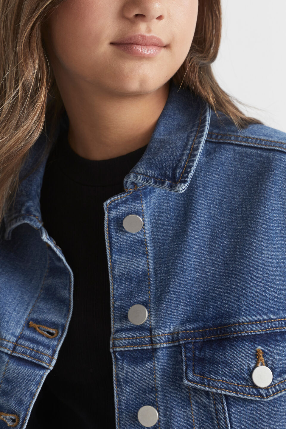 Relaxed Denim Jacket  Classic Blue