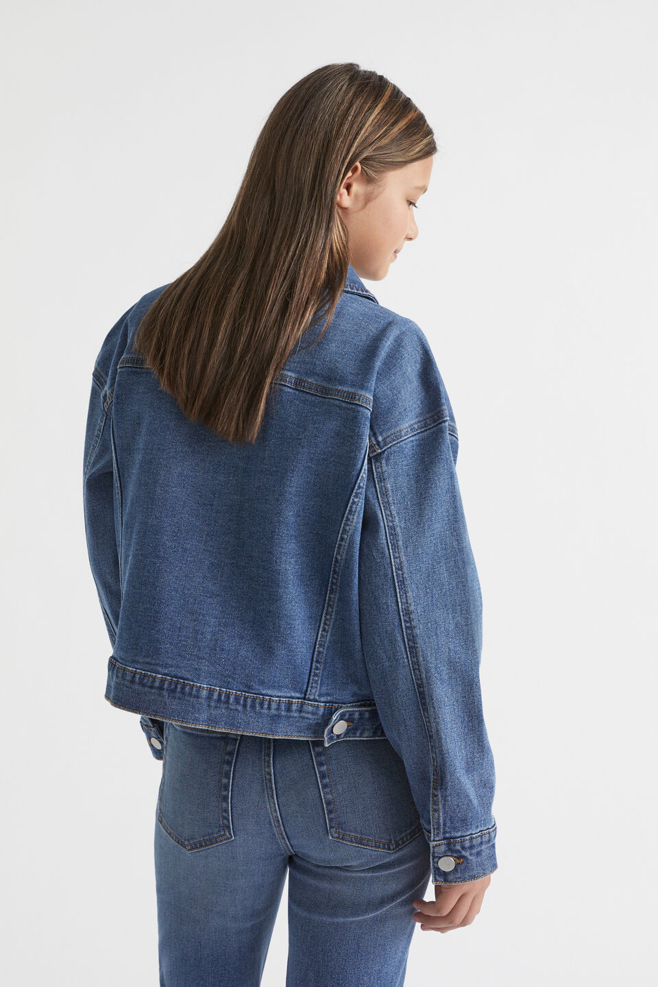 Relaxed Denim Jacket  Classic Blue