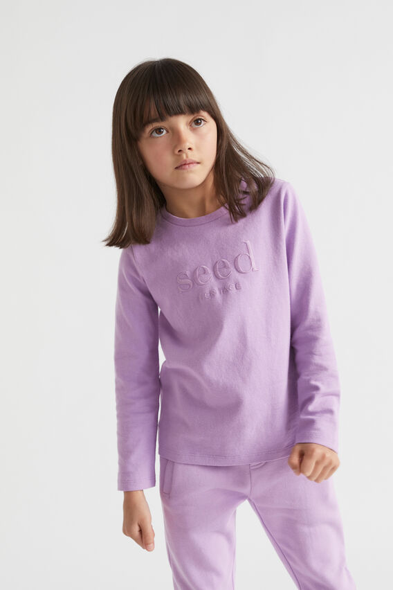 Core Logo Rugby Tee  Lilac  hi-res
