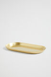 Rae Oval Tray  Brass  hi-res