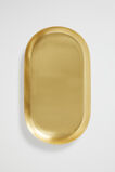 Rae Oval Tray  Brass  hi-res