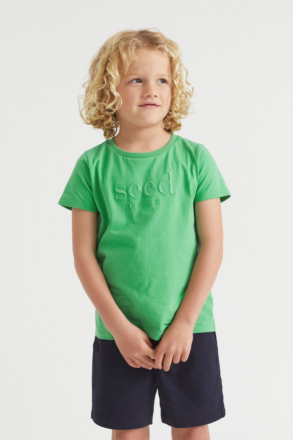 Core Logo Tee  Apple Green