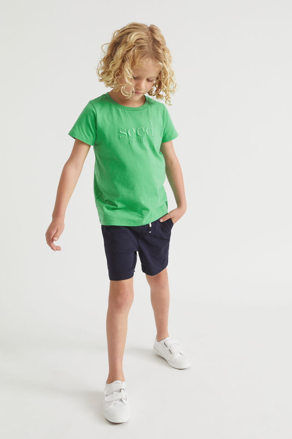 Core Logo Tee  Apple Green