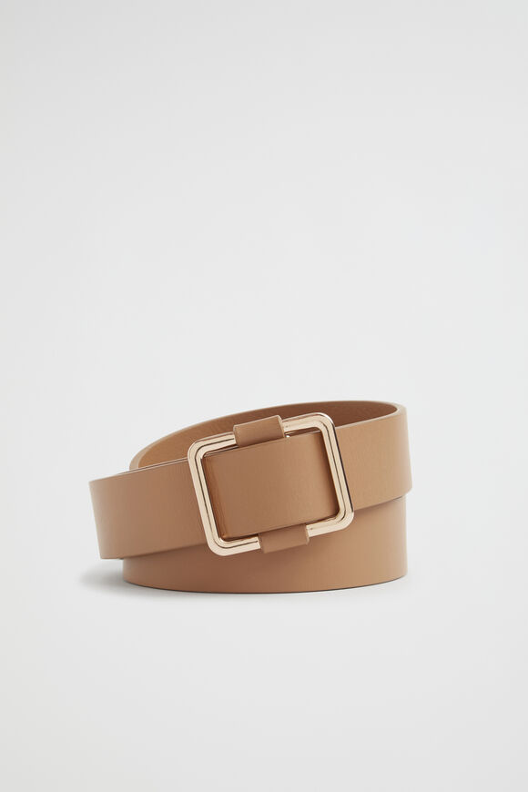 Naomi Leather Hip Belt  Caramel  hi-res