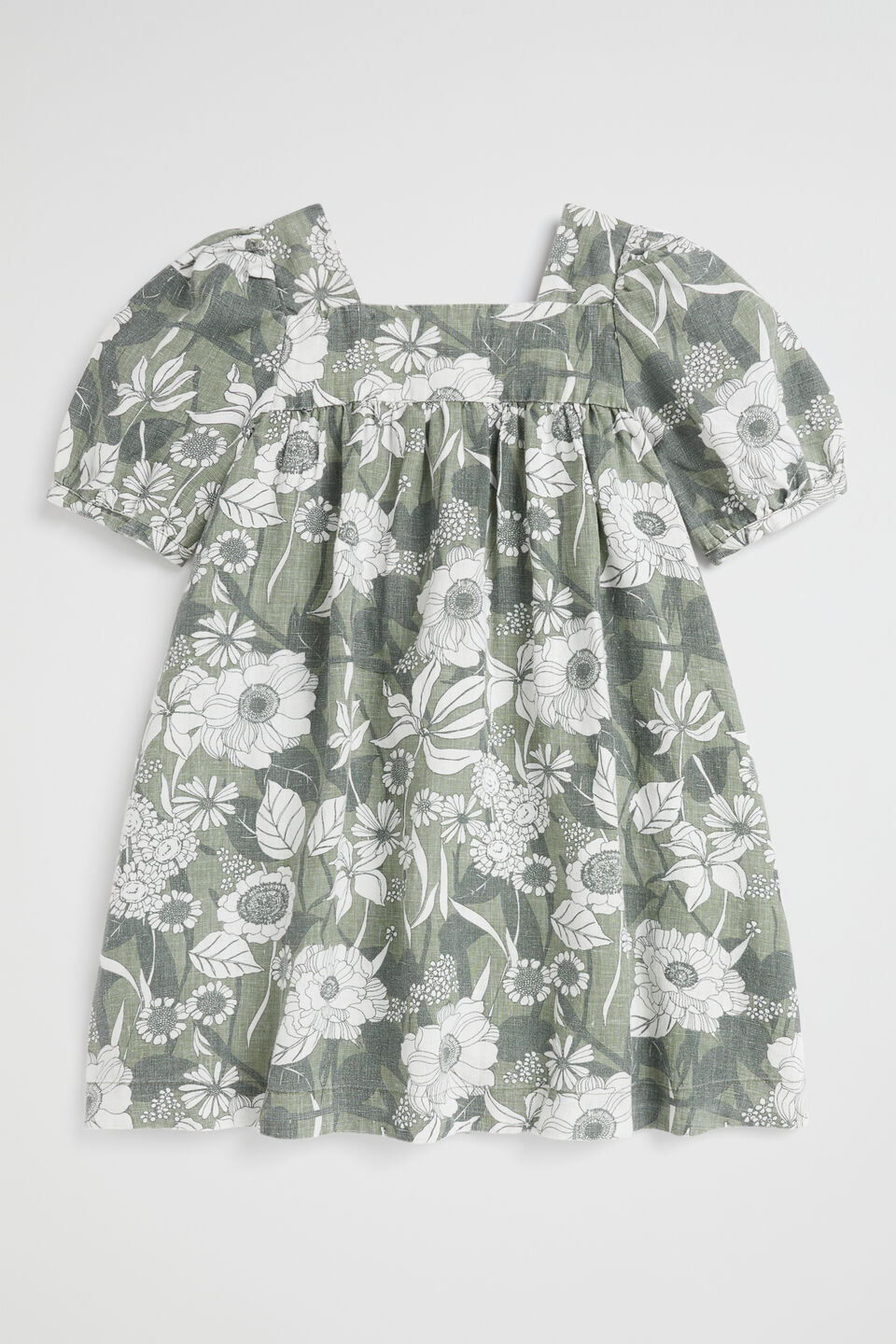 Linen Dress  Eucalyptus
