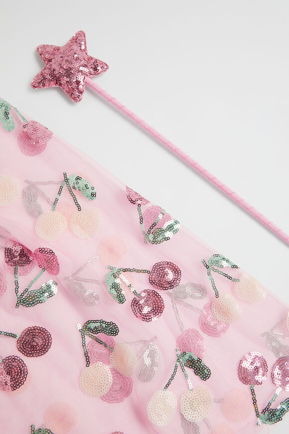 Sequin Cherry Party Cape  Multi  hi-res