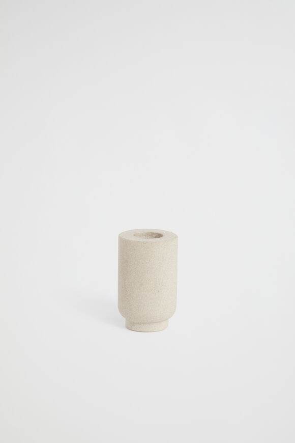 Sandstone Candle Holder Single  Sandstone  hi-res